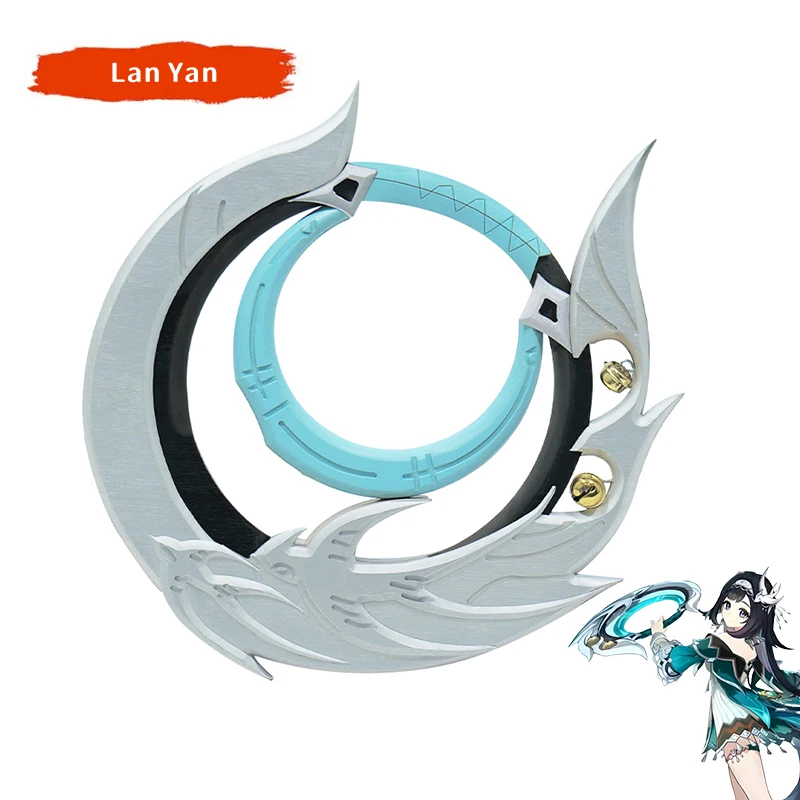 

Genshin Impact Lan Yan Cosplay Props Model Knife and Sword Halloween