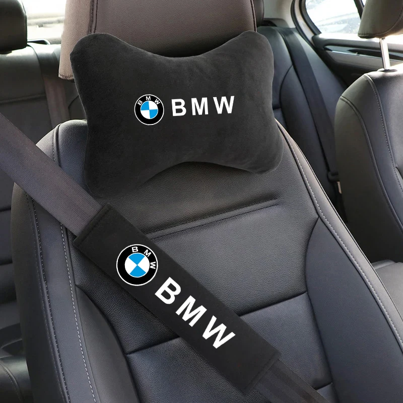 Autositzgurt-Schutzpolster, Kopfstützen-Nackenkissen für BMW M F10 F20 E83 E90 E92 E93 X1 X5 X6 F30 G03 E43 E53 E63 E84