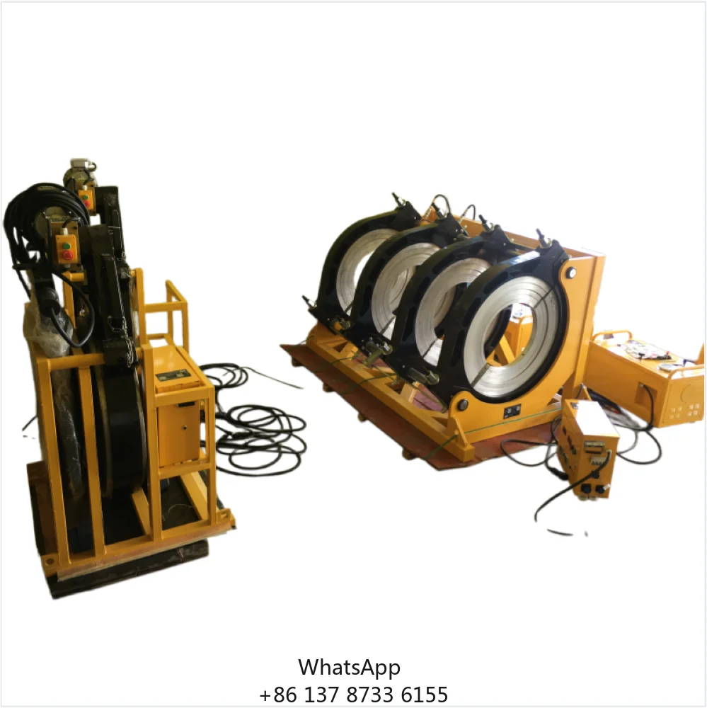 Semi-Automatic Hydraulic Plastic Pipe Welder Butt Welding Equipment 23.5KW 380V PE PP PVC Water Supply Drainage Pipeline