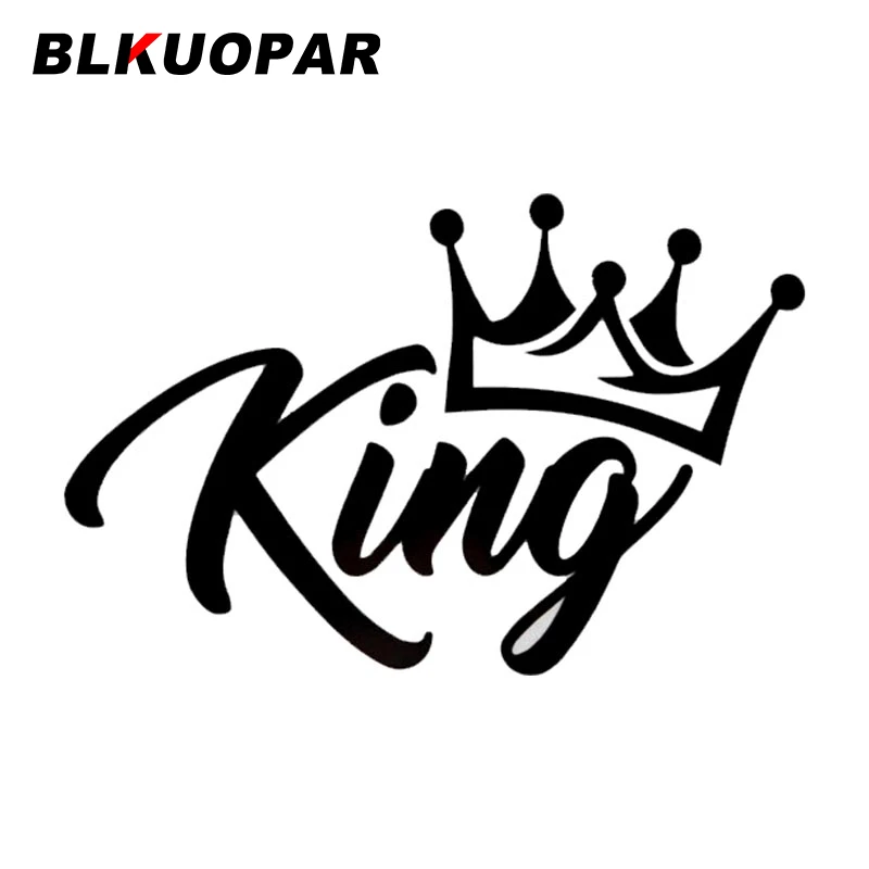 

BLKUOPAR King Crown RV виниловая индивидуальная аниме наклейка солнцезащитный крем водостойкий бампер Windows графика караван защита двери автомобиля
