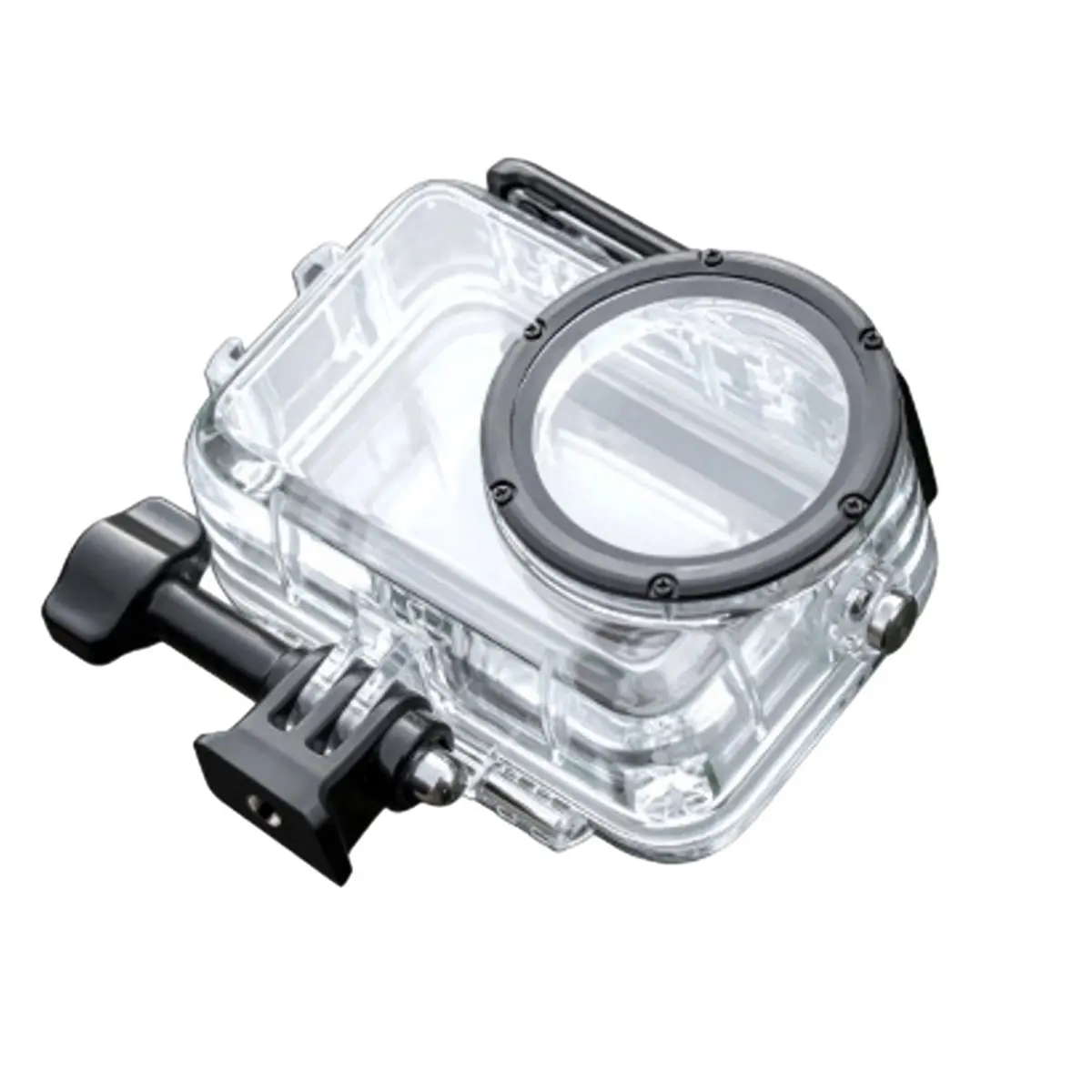 Happy New-  For Action 6 Waterproof Diving Case 60M Underwater Waterproof Case for Action 6 Protective Shell
