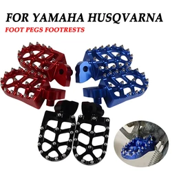 フットレストforyaha、yz、yzf、yzx、YZ-FX、WR-F、husqvarna、fe、fc、125、250、300、350、400、450、tc 65、85、125、fs450、exc、フットペグ