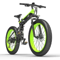 Bezior X1500 SNOW ELECTRIC BICYCLE FAT BIKE 26*4.0 1500W 48V12.8AH FOLDING EBIKE HYDRAULIC BRAKE IP54 Waterproof Hydraulic Brake