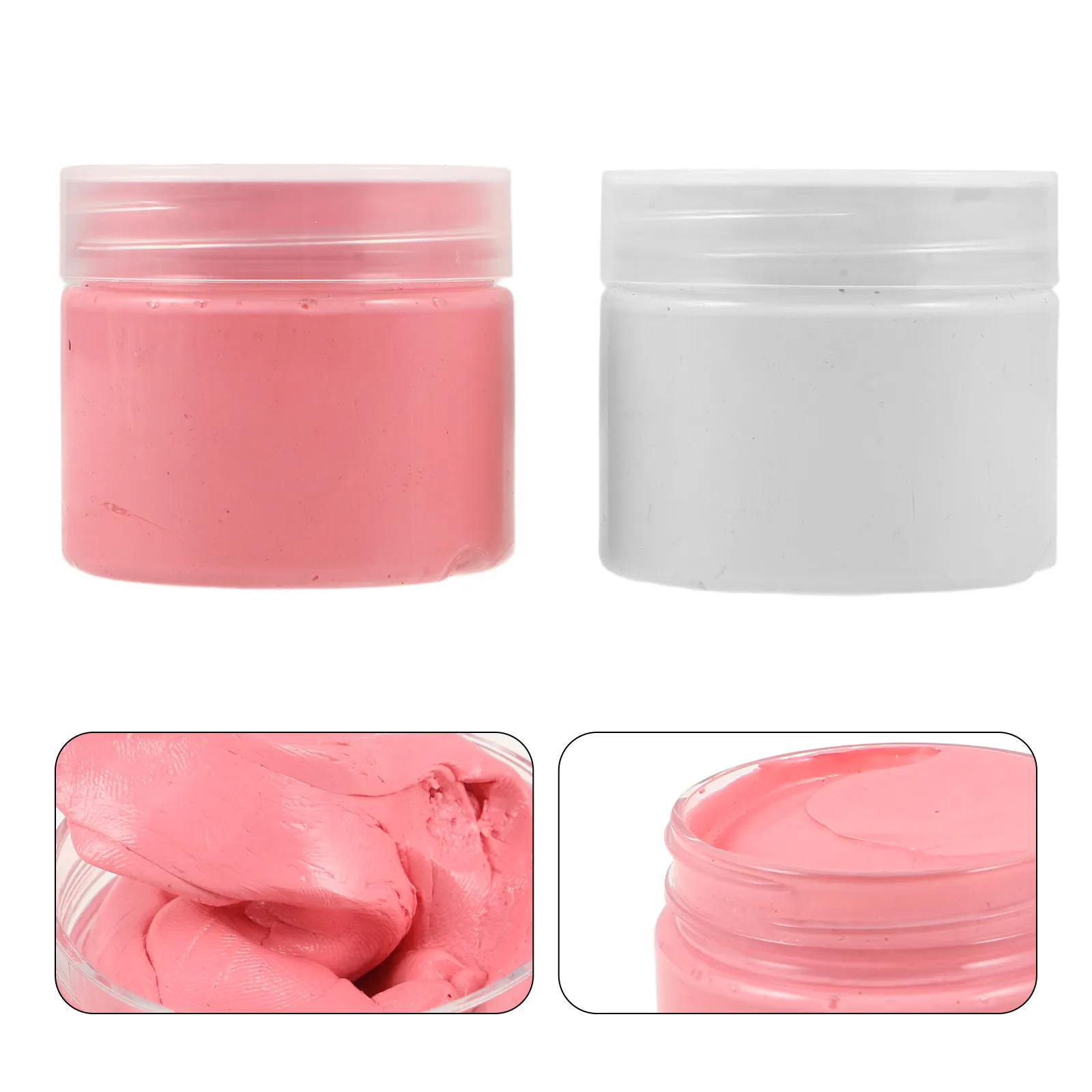 2Pcs Silicone Mold Making Kit Non Stick Clay Putty Easy Polymer Clay Craft Miniature Molds Jewelry Resin Molds DIY Art Supplies