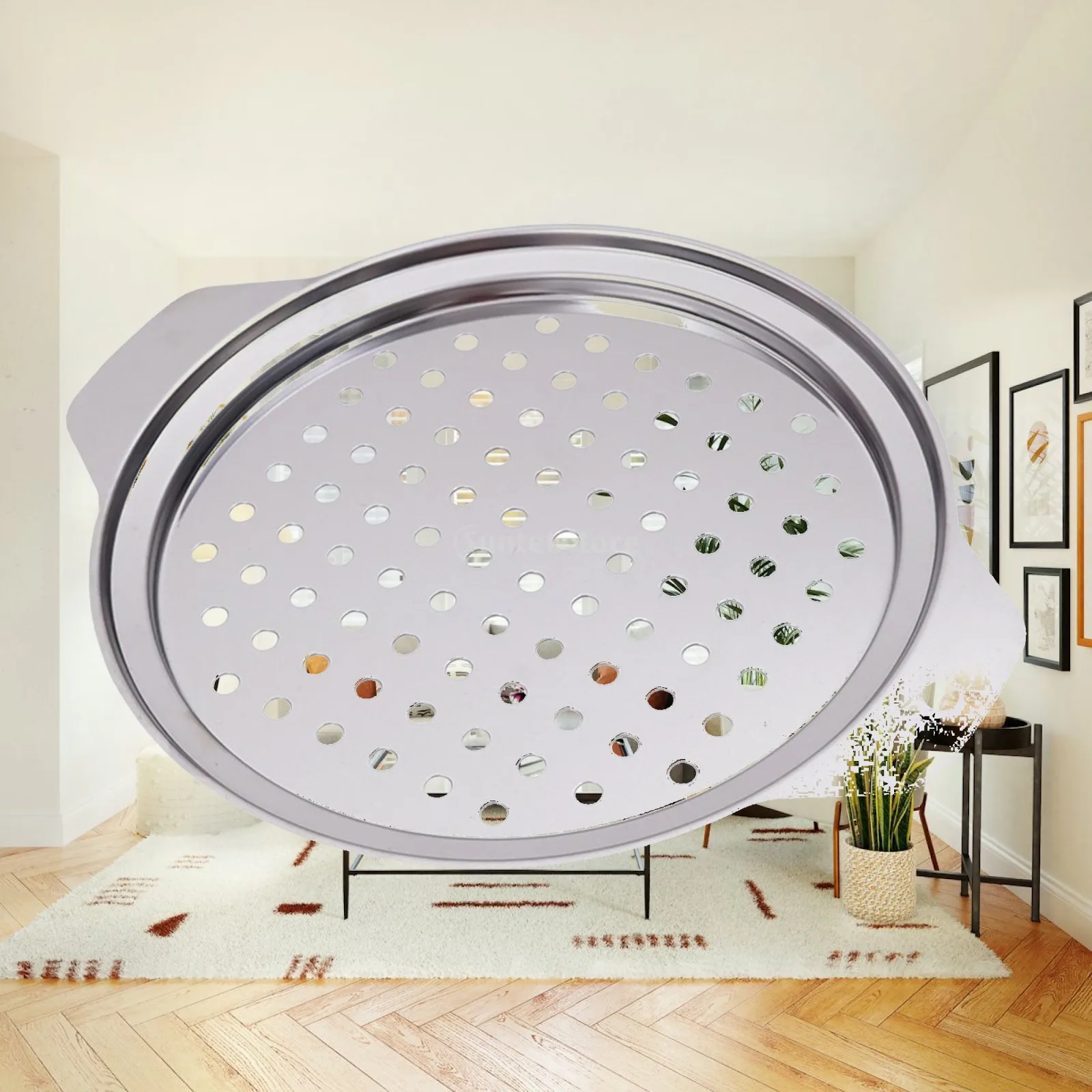 Stainless Steel Spaetzle Noodle Maker Lid Manual Dumpling Planer Colander for German Egg Noodles
