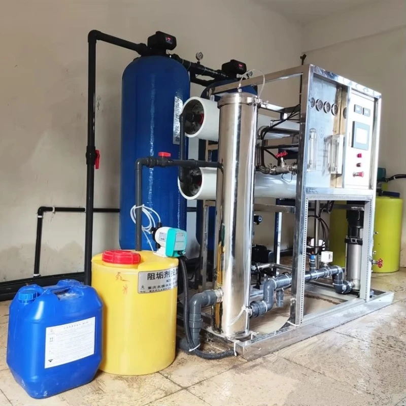 Industrial PLC Controlled RO Desalination System 1500L/H Seawater Desalinator Reverse Osmosis Water Filter Pump for Drinking