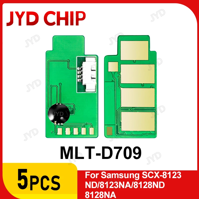 

5 шт. MLT-D709S MLT-R709 чип тонера для Samsung 8123 8128 SCX-8123ND 8123NA 8128ND 8128NA чип картриджа с тонером
