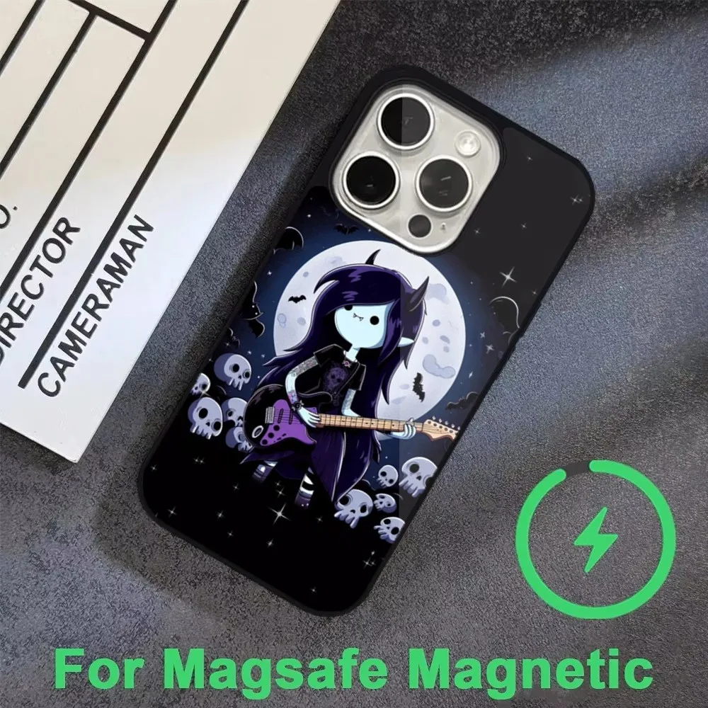 Чехол для телефона AdventureS Time M-Marceline для iPhone 16,15,14,13,12,11, Pro, Max, Plus, Mini, Magsafe, магнитный чехол для беспроводной зарядки