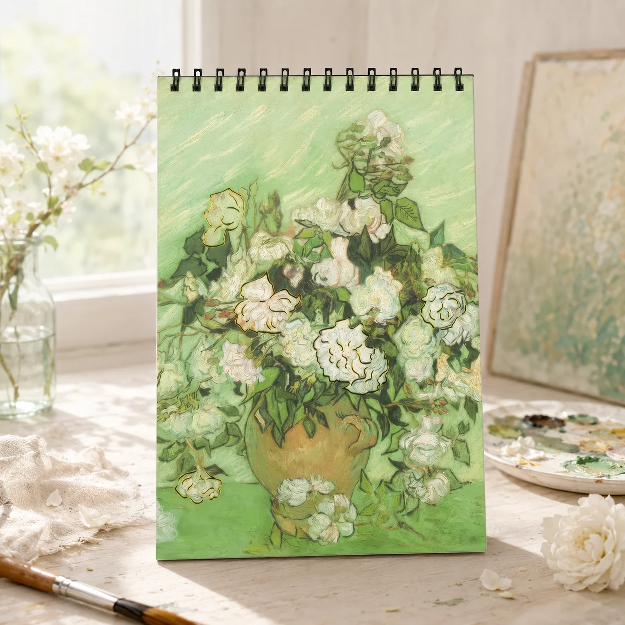 Classic Masterpiece Art Sketchbook - 160gsm Thick Paper, Acid-Free, Perfect for Watercolor, Charcoal & Pencil - Ideal Gift for Art Lovers