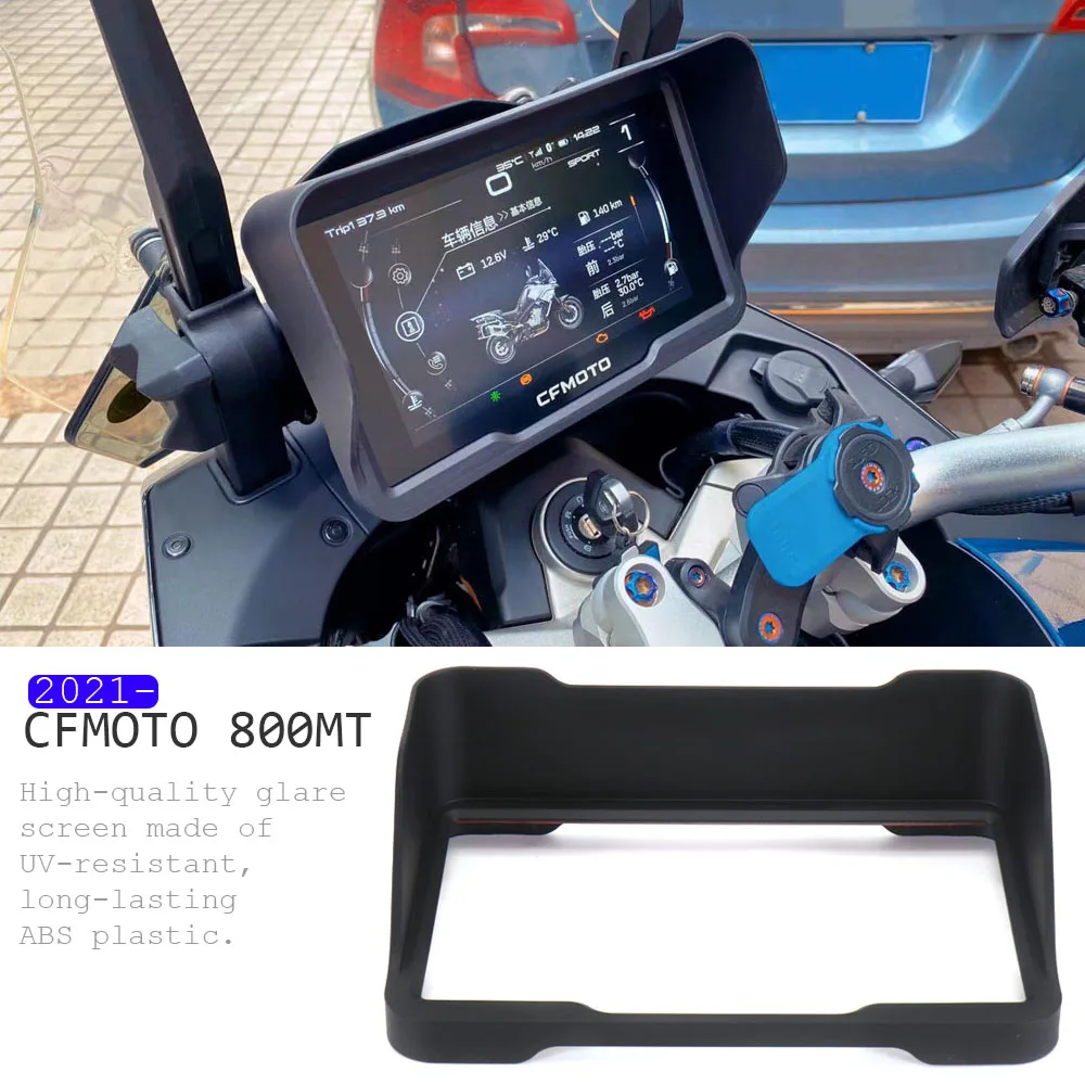 

For CFMOTO 800MT 800 MT 800mt 2021 2022 New Black Glare Protection Motorcycle Accessories Screen Visor Meter Cover Guard