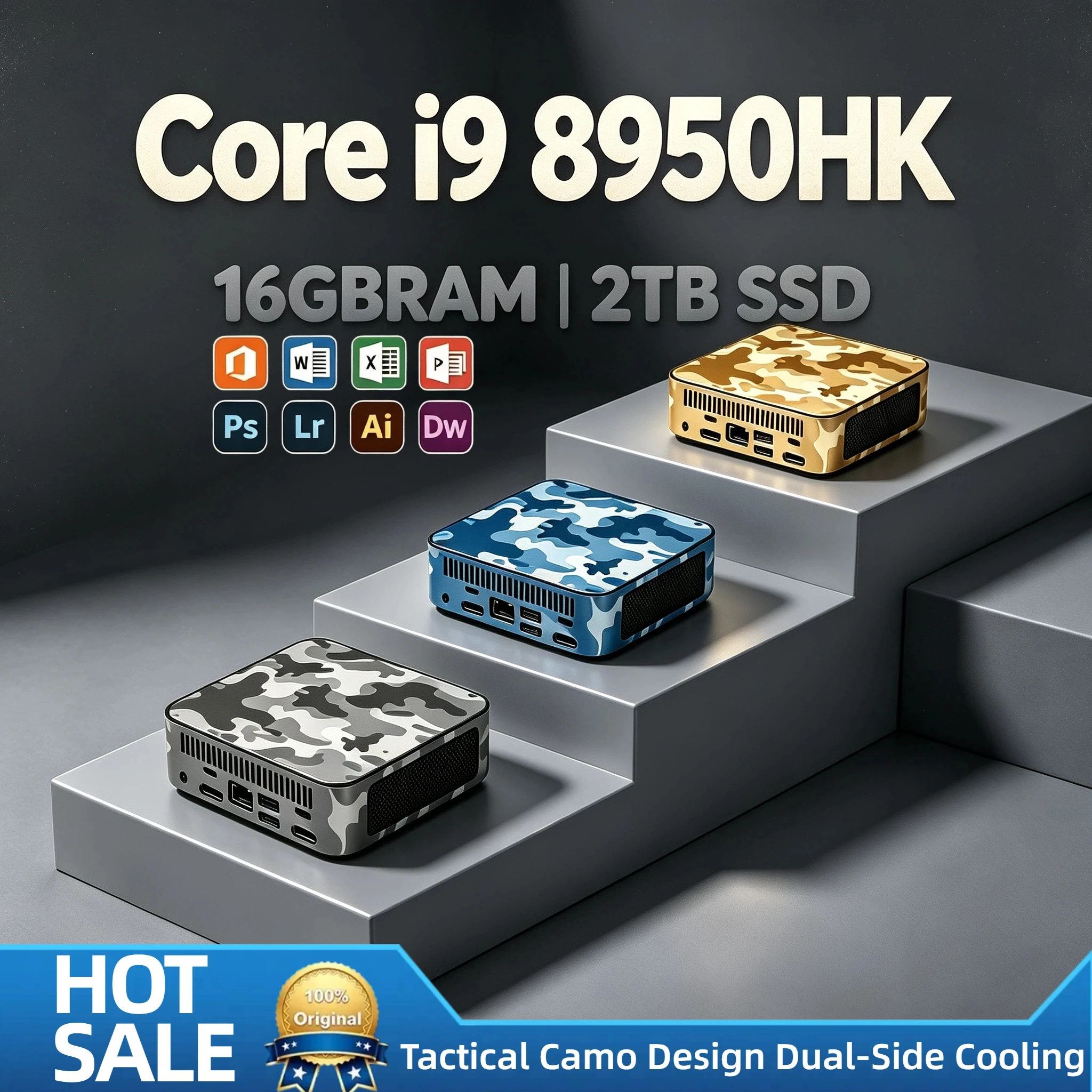 Mini PC Intel Core i9-8950HK 16GB 1TB