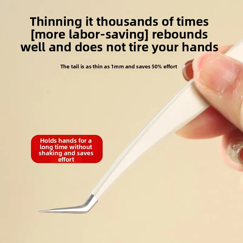 Pinça de cílios postiços para iniciantes, pinça para enxertia de cílios, beleza de cílios, clipe de sobrancelha, ferramentas de maquiagem