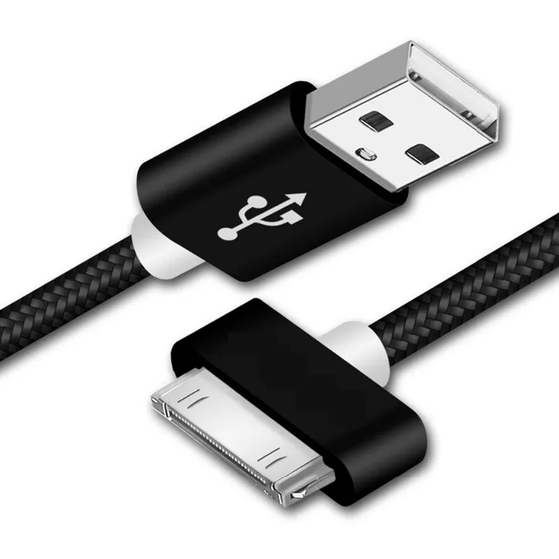 NNBILI Snel Opladen USB-oplaadkabel Voor for iPhone 4 4s 3GS 3G iPad 1 2 3 iPod Nano Touch 30Pin Data Cord LangeLijn