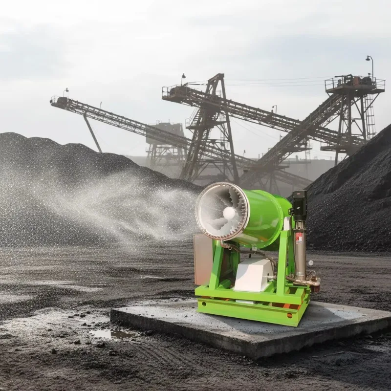 60m Fog Cannon Dust Removal Machine For Orchard Pasture Temporary Road Construction Livestock Disinfection Equipment