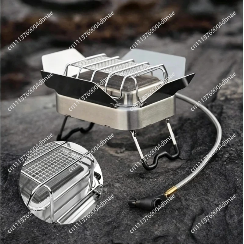 Dual Infrared Radiation Furnace Multifunctional Camping Gas Burner Split Type Furnace Portable Gas Heating Heater