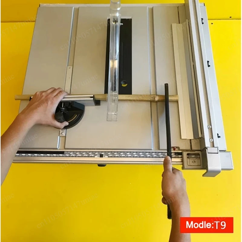 T9 Multifunctional 10-Inch Woodworking Table Saw, Electric Precision Circular Saw, 45° Miter Angle Dust-Free Cutter