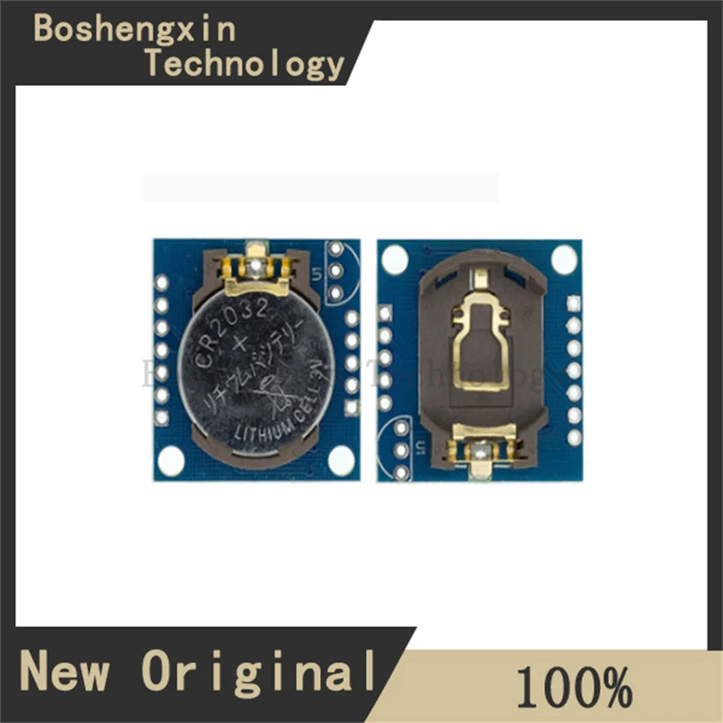 1 шт. крошечный RTC I2C 24C32 модуль памяти DS1307 электронных часов с аккумулятором