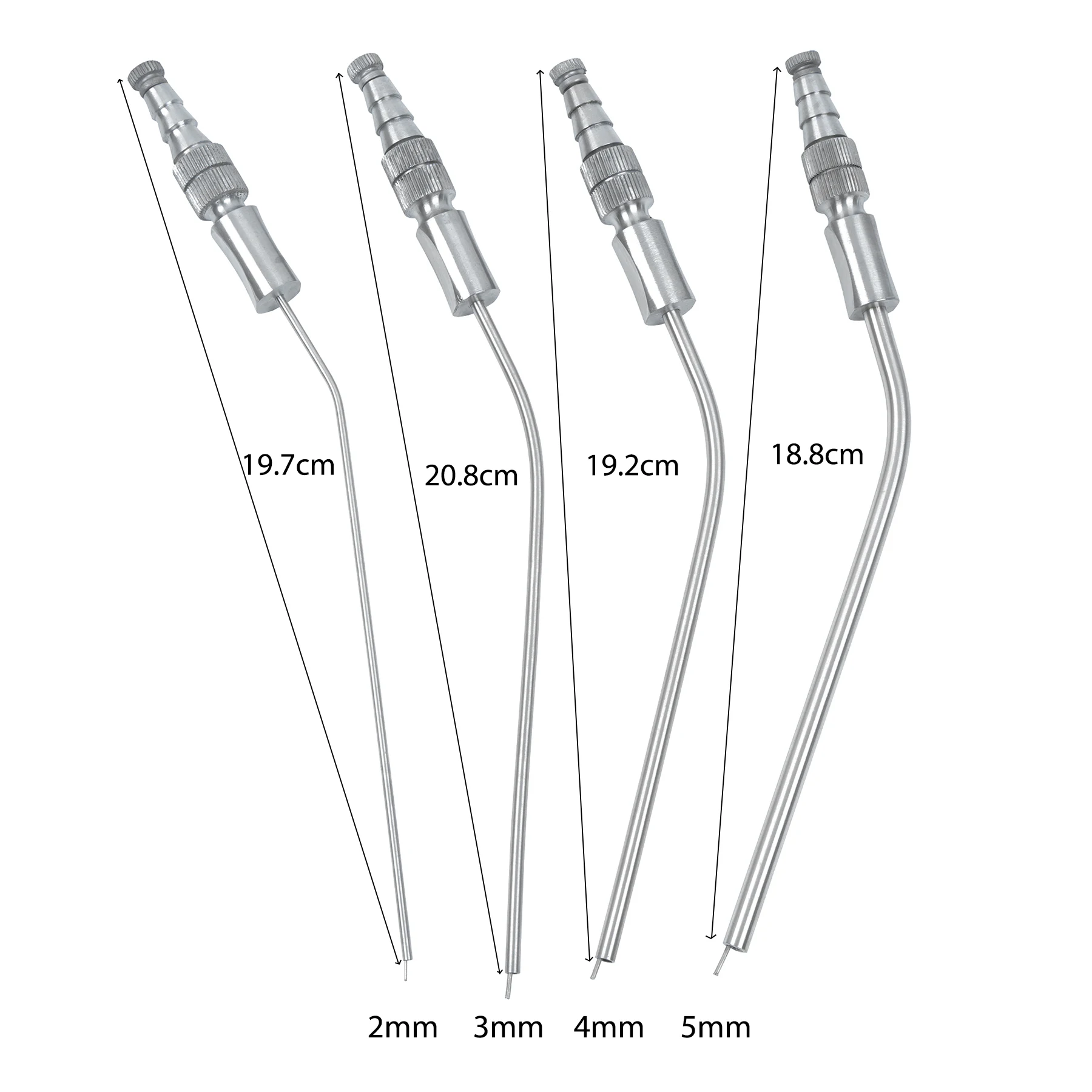 WELLCK Dental Aspirator Stainless Steel Suction Tube Implants Sucker Pipettes Dental Surgery Tools Oral Cavity Dental Clin