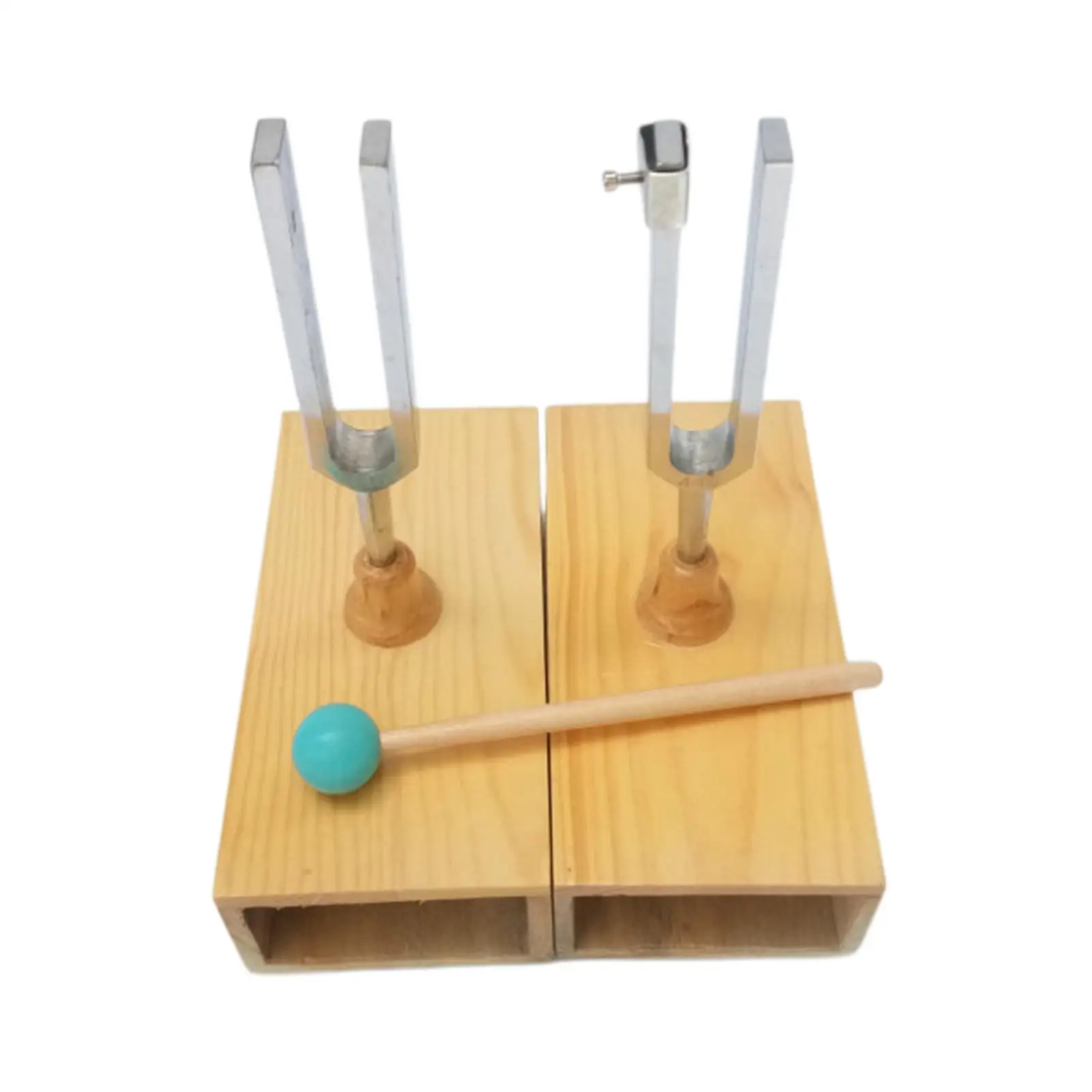 

Resonant Tuning Fork Aluminum Alloy with Hammer Meditation for lab for Yoga Tuning Fork Resonance Box with Resonance Case