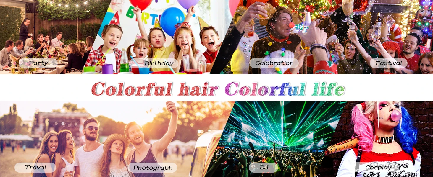 10 Stück lange, gerade, synthetische schwarze Haarverlängerungen zum Anklipsen, 55,9 cm, farbige Party-Highlights, Haarteile für Frauen, Kinder, Mädchen – Detail 4