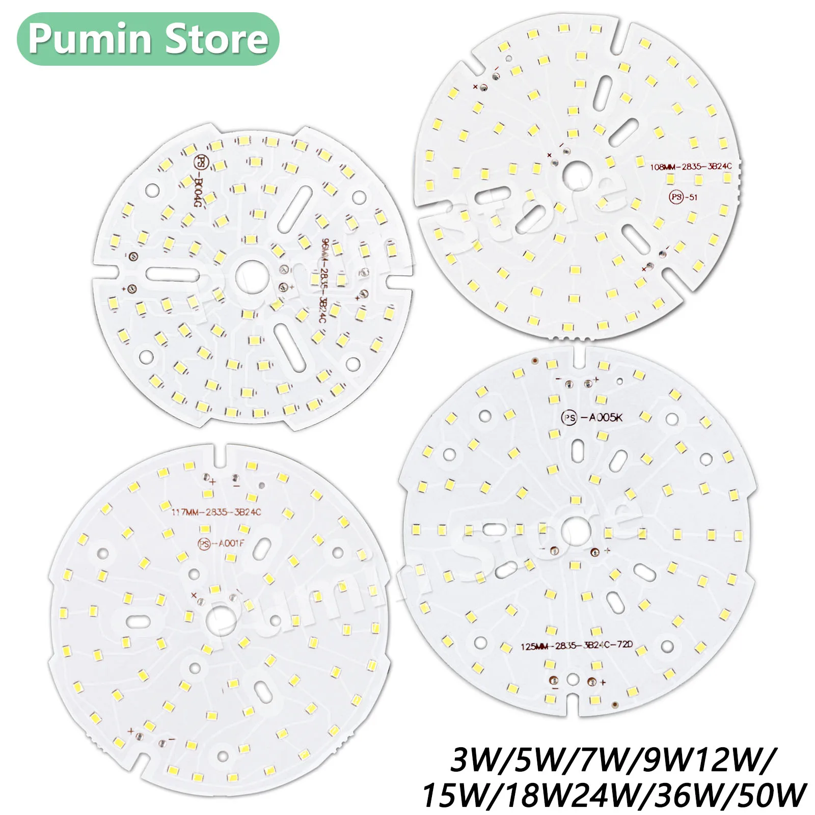 Led Lights 2835SMD 36W 24W 18W 15W 12W 9W 7W 5W 3W 9V 12V 110V Neutral Warm Light DIY Ceiling Light LED Bulb Light Lamp Panel