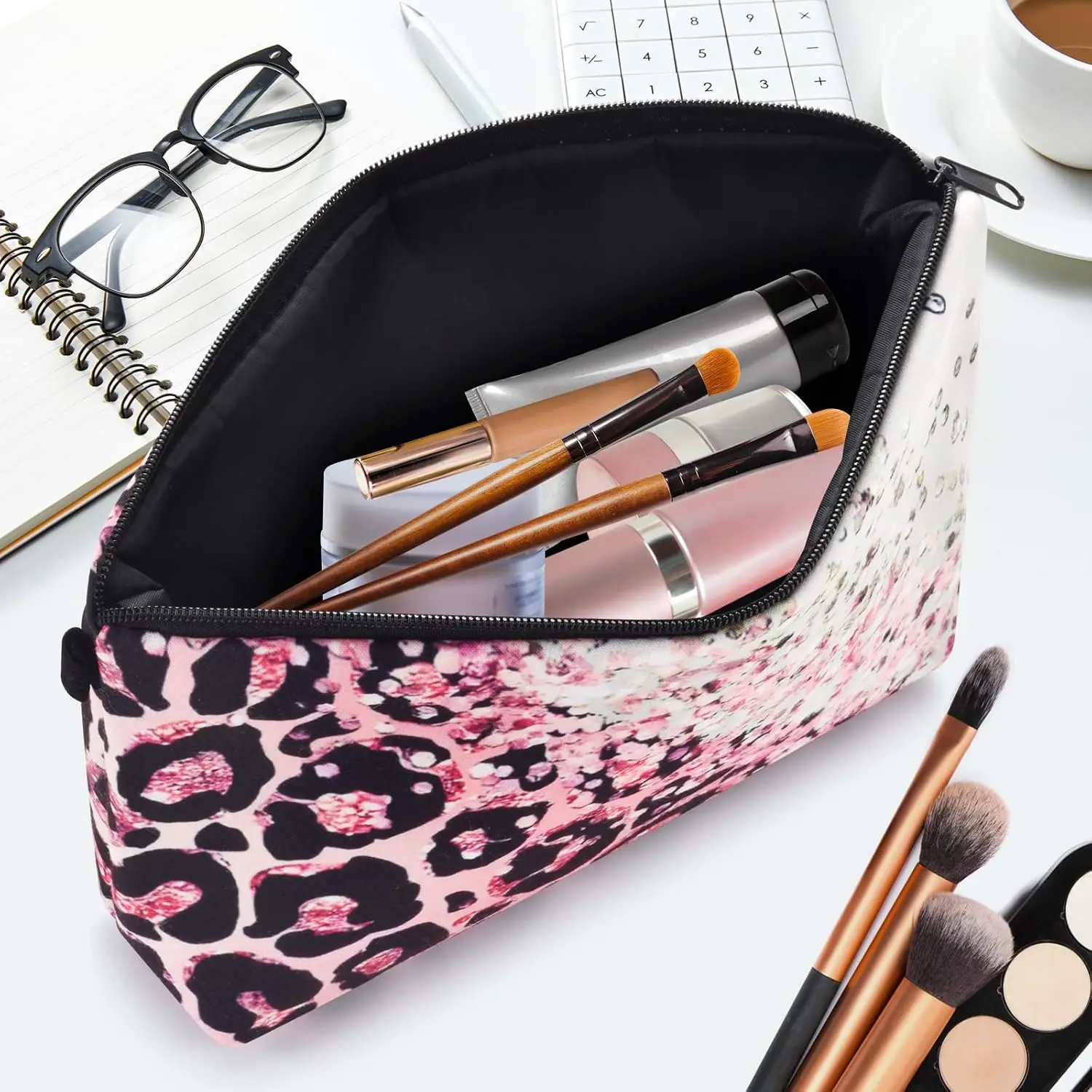 Clutches Small Makeup Bag for Travel, Mini Pouch, Cute Cosmetic Women, Toiletry Bags, Make Up Brush Skincare Organizer