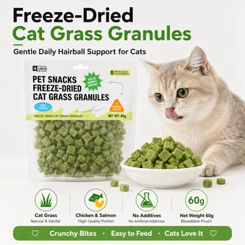 Freeze Dried Cat Treats with Catnip – Chicken Breast Cookies & Catnip Bites for Cat Training Rewards and Daily Snacks 1