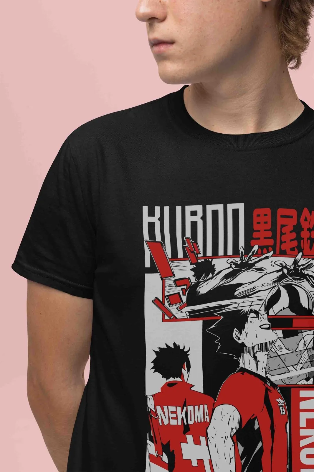 Haikyuu Shirt Shoyo Hinata Tshirt Kageyama T-Shirt Tsukki Kuroo Sport Anime Tee