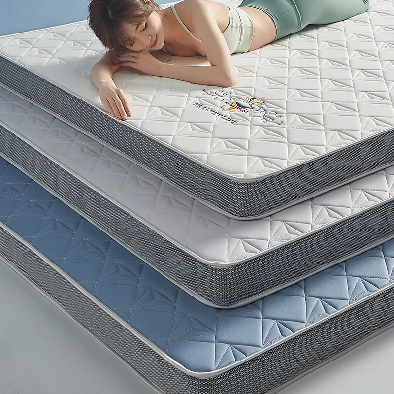 Class A Knitted Embroidered Latex Mattress Memory Foam Thickened Tatami Mat  Twin Bed Mat Floor Mattress No collapse