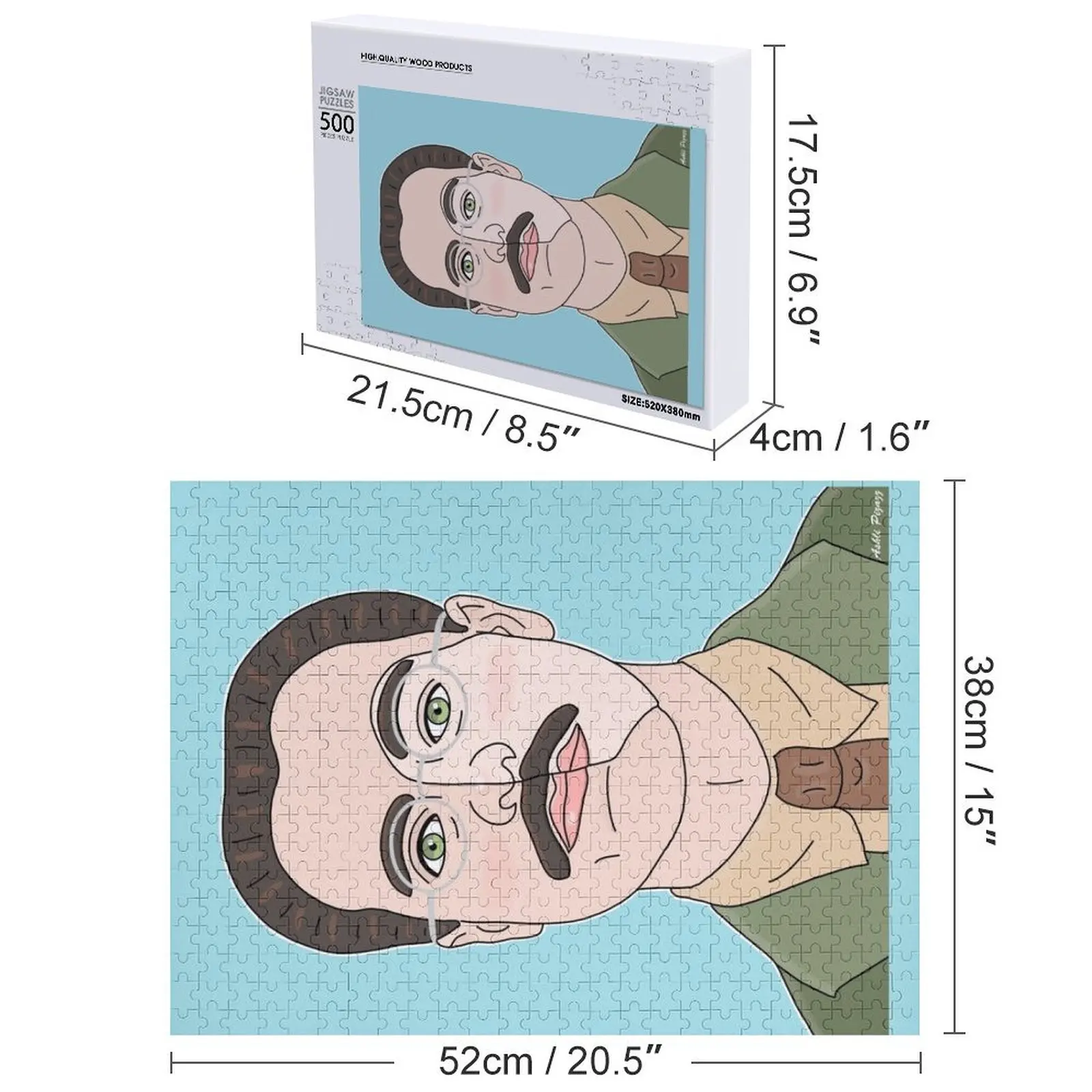 Richard Harrow van Boardwalk Empire Jigsaw Puzzle Kinderspeelgoed voor kinderen Houten naampuzzel