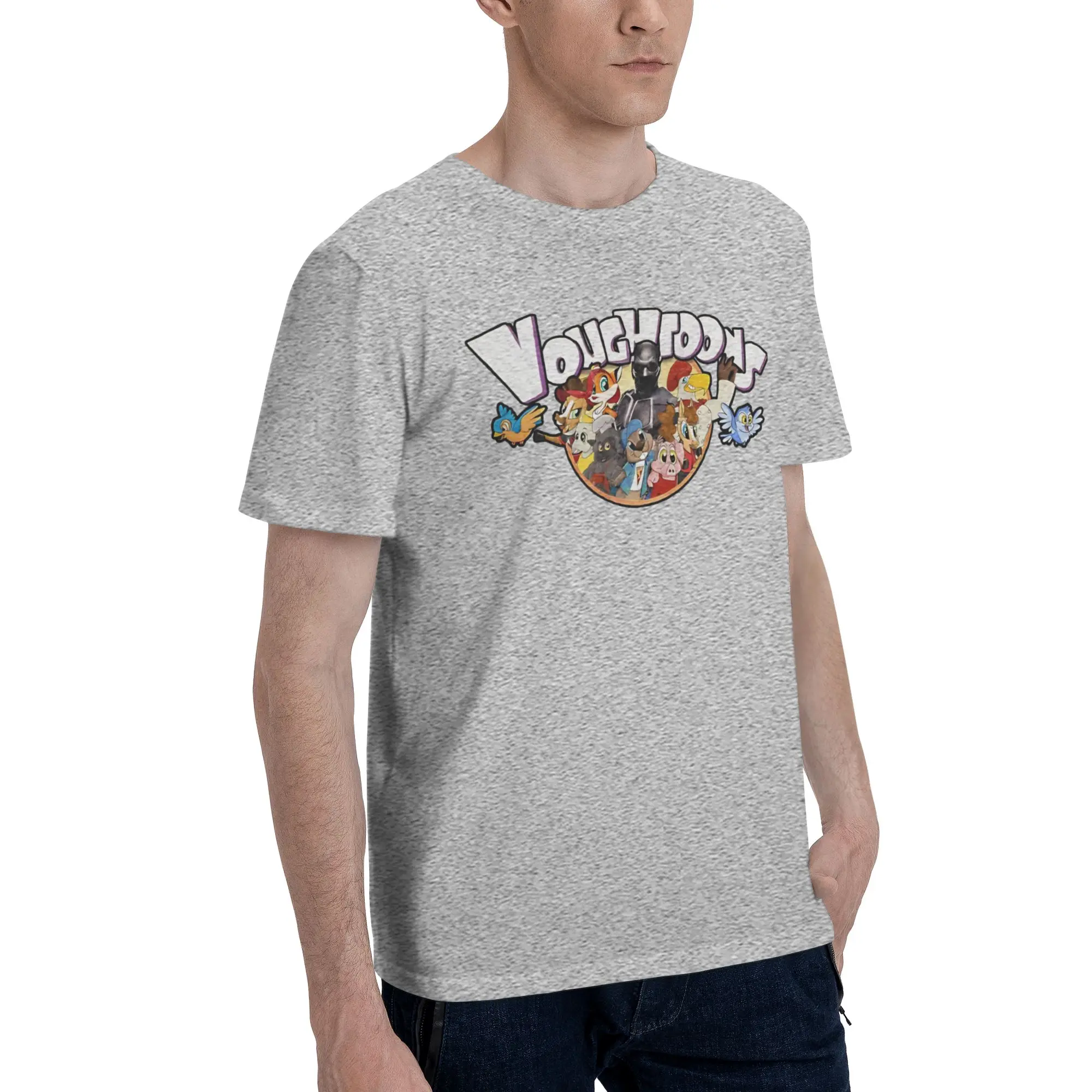 Black Noir and Friends (Distressed) Lustiges T-Shirt aus 100 % Baumwolle. The Boys Tees Tops für Herren – Detail 2