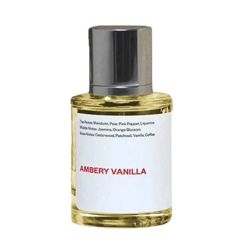 Ambery Vanilla Perfume Men Fragrance Long Lasting Body Spray 50ml Women\'s Body Mist Floral Pear Splash Perfumes Scent