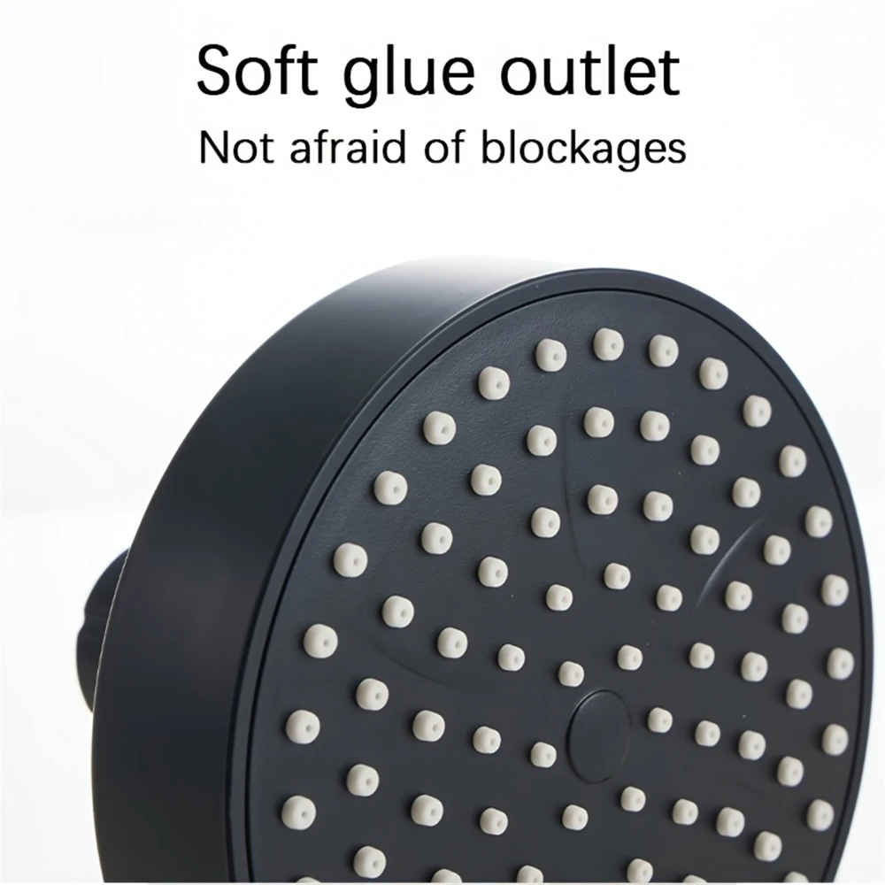 1 Piece Of Bathroom Facilities 4 Inch Black Faucet Replacement Exquisite And Compact Bathroom Beautiful Shower Head Decoration