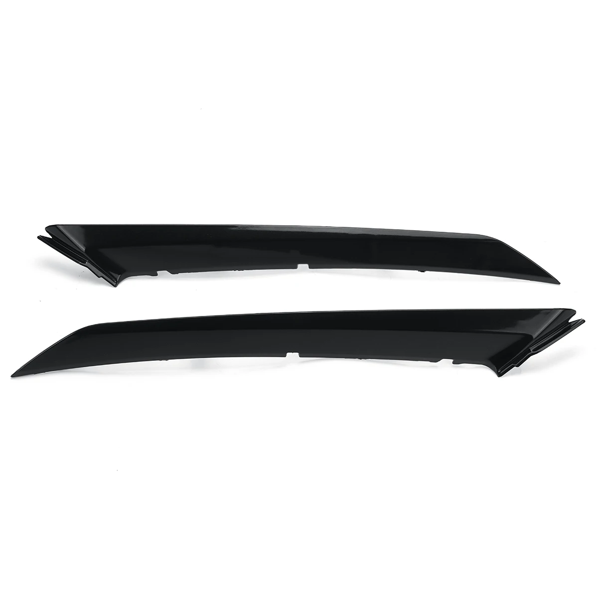 2x Car Front Headlight Lamp Trim Head Light Decorative Strip Headlight Eyebrow Mouldings For Toyota For Camry SE XSE 2018-2021