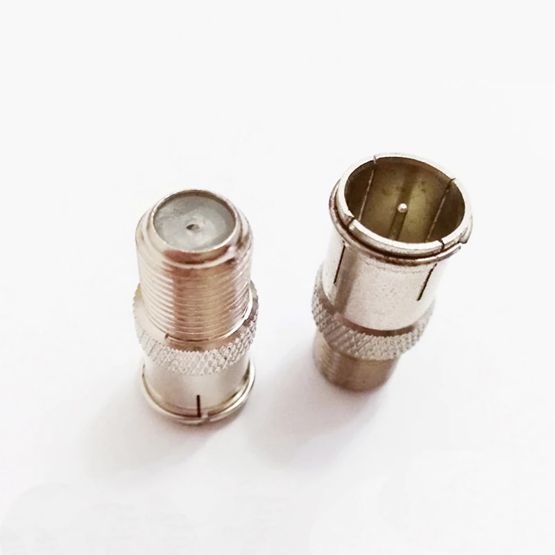 NCHTEK Straight F-Type F Quick Male Plug to F Female Jack Adapter Connector/Free shippping/10PCS