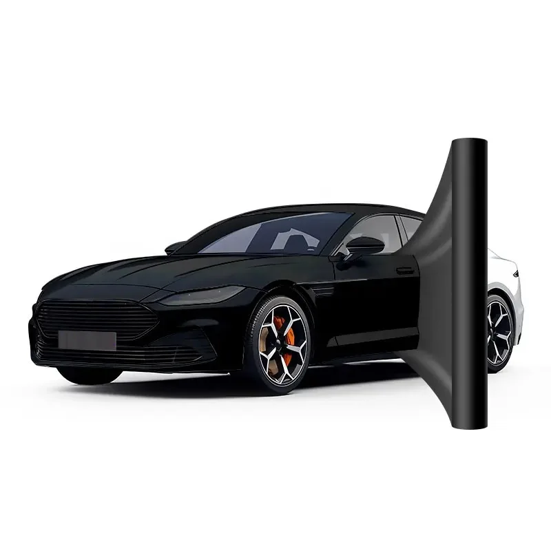 New Design Satin Black TPU PPF Film Anti-Scratch Matte Black Color Protective Sticker for Car Body Auto Paint Protection