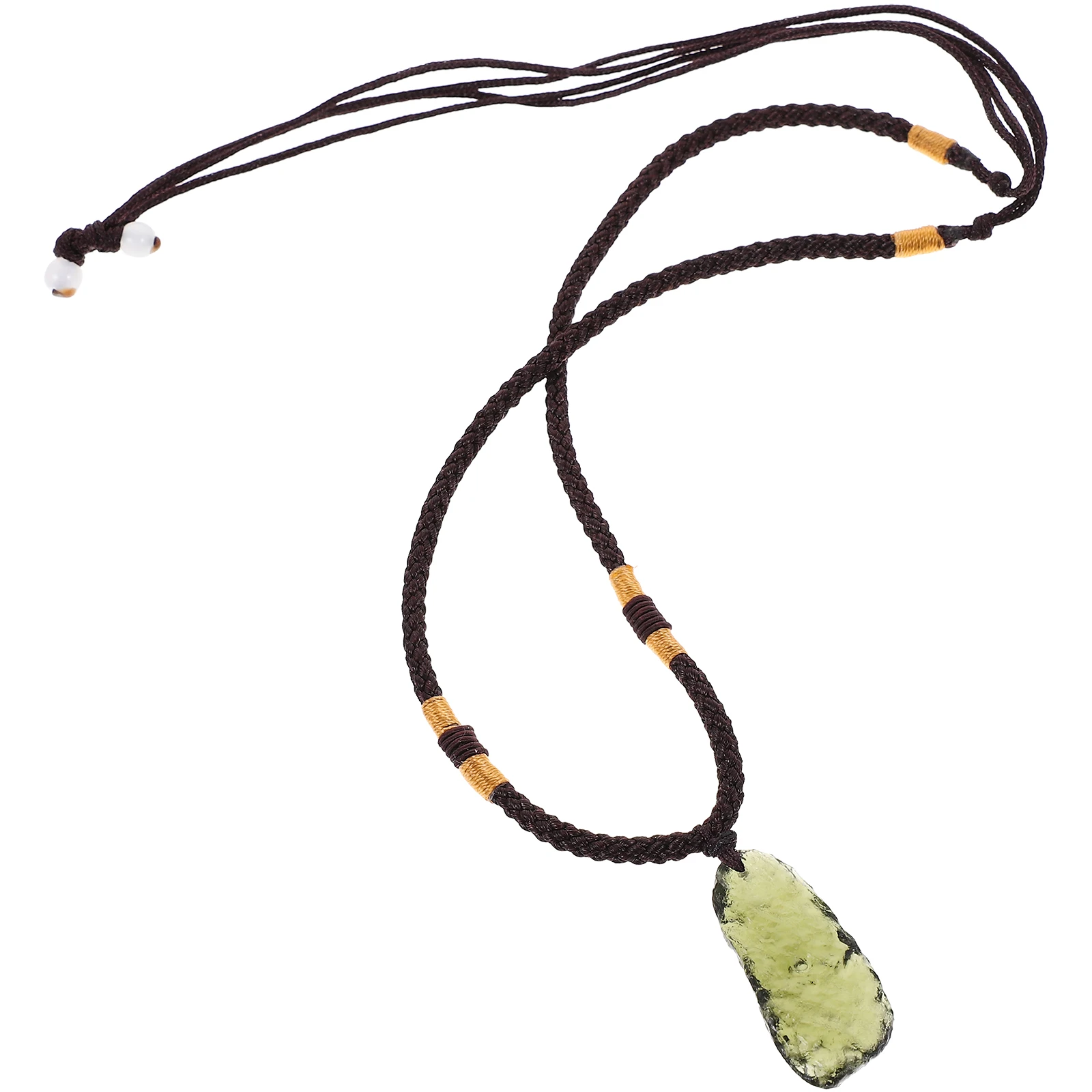 

1Pcs Meteorite Pendant Natural Crystal Stone Necklace Exquisite Irregular Fashionable Jewelry Delicate