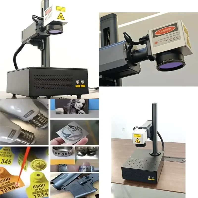 Factory Price 20W 30W 50W Raycus JPT SINO Metal Marking Fiber Engraving Machine for Metal Rings and Jewelry Marking