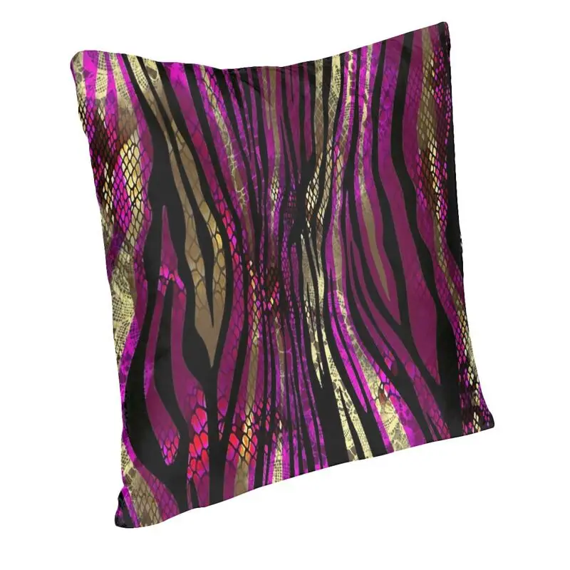 Fashion Animal Print Leopard Texture Snake Skin Throw Pillow Case Decoration Custom Square Cushion Cover 40x40cm Pillowcover