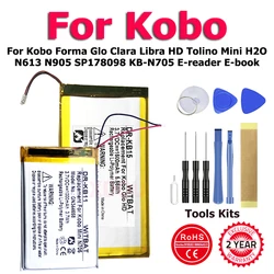 PR-285083 GN345361 Battery For Kobo Forma Glo Clara Libra HD Tolino Mini H2O N613 N905 SP178098 KB-N705 E-reader E-book Battery