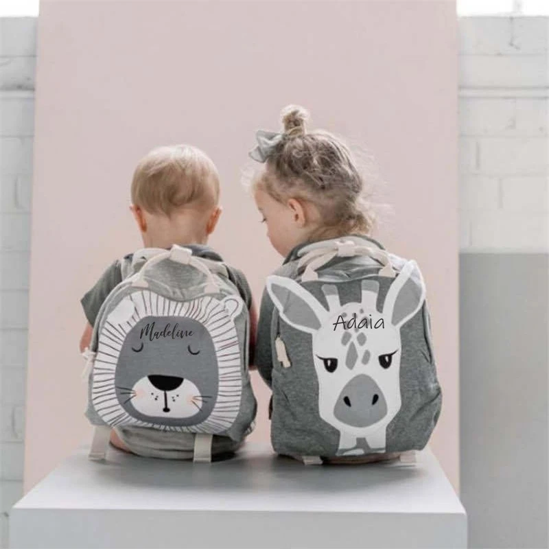 Passen Sie Ihren Namen Bild Panda Rucksack Kinder Schulter Schult asche Mode Junge Mädchen