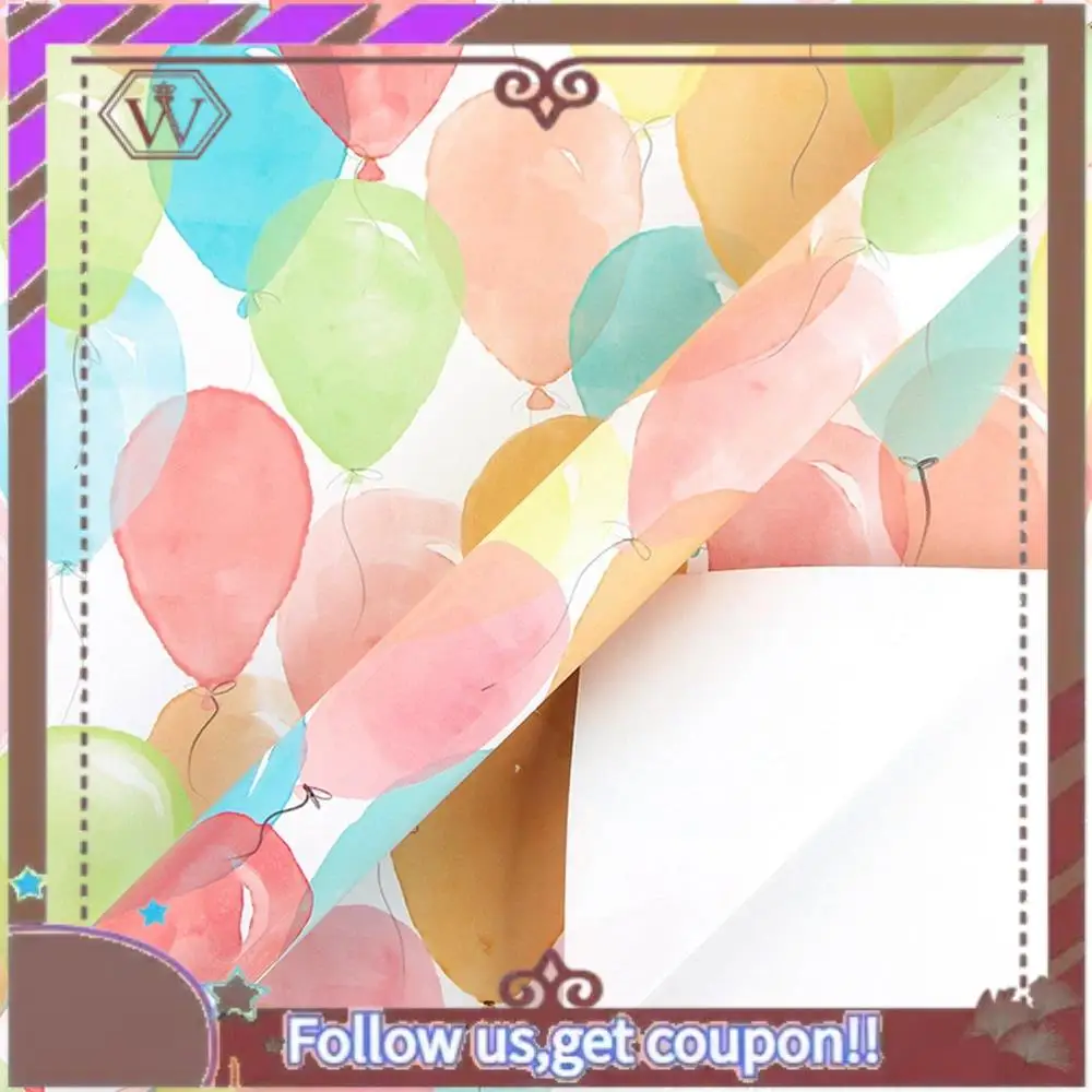 

ABBG-12 Sheets Gift Wrapping Paper Set, Rainbow Birthday Wrapping Paper Gift Wraps For Birthday, Valentines, Easter