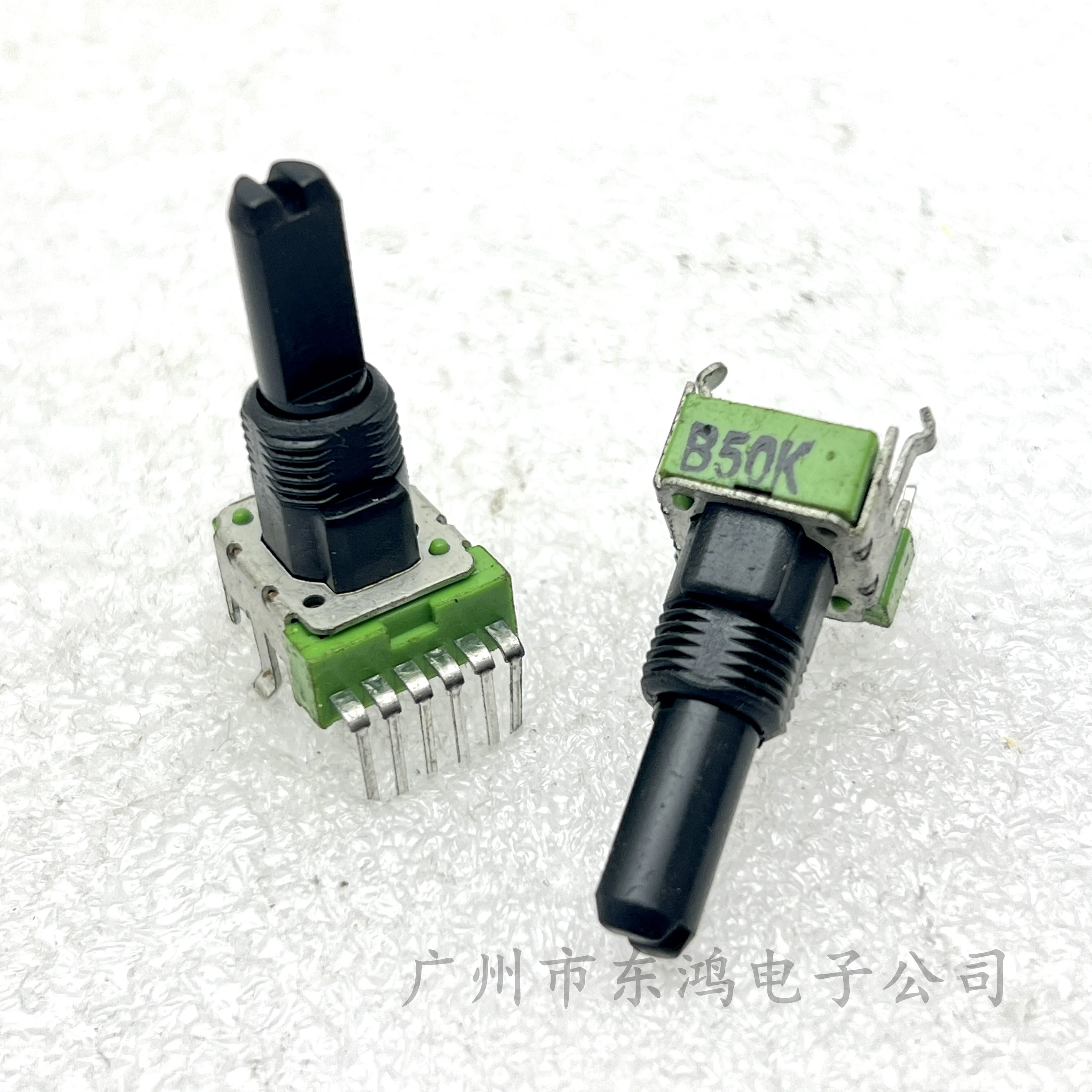 1 PCS Taiwan ALPHA RK14 potentiometer 6-pin B50K with midpoint shaft length 23MM