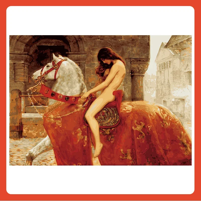 

Self-painting, digital oil painting, hand-painted, filled oil painting