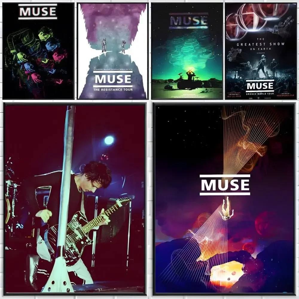 Band Alternative Muse Poster Distinct Home Decor Concepts Chic Indoor Art Pieces