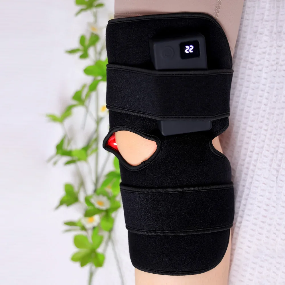 Rechargeable 660 850nm Red Light Therapy Pad Joints Muscle Pain Relief Heating Wrap Arm Belt Knee Pad Infrared Red Light Therapy