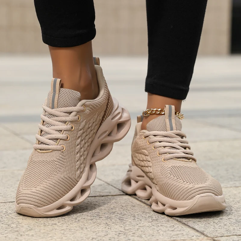 

Women Casual Running Shoes 2026 Spring Mesh Breathable Height Increasing Inside Comfort Outdoor Sports Sneakers