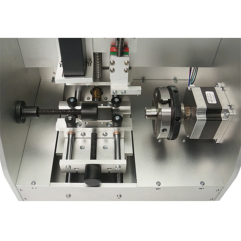 -40 Jewelry Bracelet Cnc Router Ring Engraving Machine Metal Milling Marking Machine with off Line Function ART-CAM Software