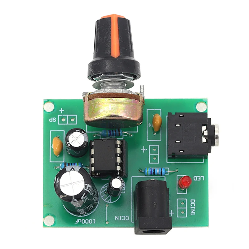 Mini LM386 Audio Amplifier Module, Low‑Power Micro Amp Board DC3‑12V Input For Electronic DIY And Student Experiment Kit