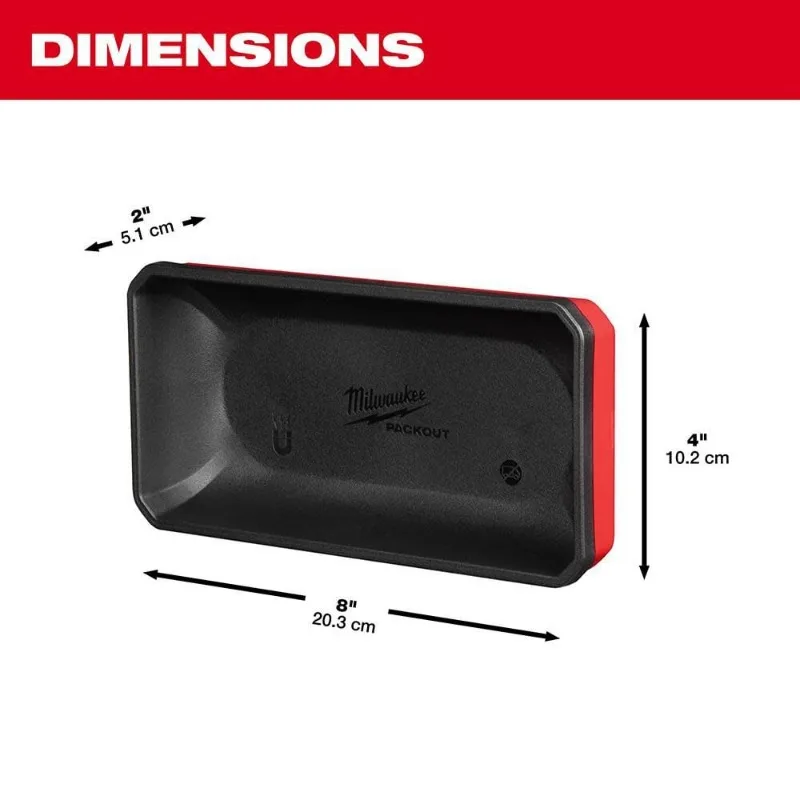 Milwaukee 48-22-8071 PACKOUT™ Large Magnetic Bin Power Tool Accessories